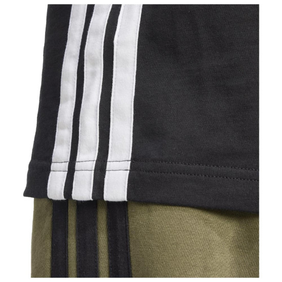 Adidas Ανδρική κοντομάνικη μπλούζα Essentials 3-Stripes Single Jersey Tee